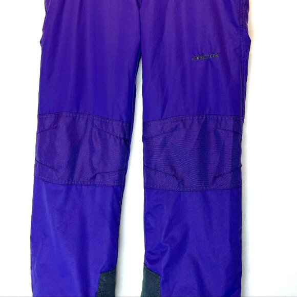Arctix Youth Snow Pants Size XL Purple Reinforced Knees and Seat Pockets - Picture 2 of 8